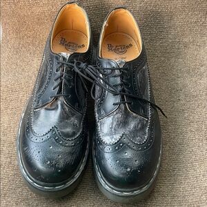 Dr. Martens Black Leather Derbys